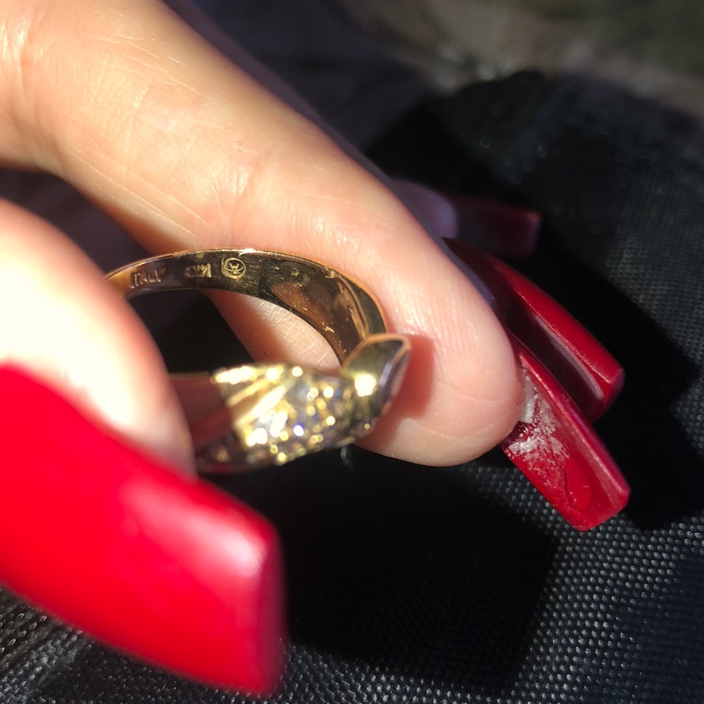 Diamond Ring Darling Italian gold ring - Picture 6 of 10